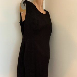 Calvin Klein Black Sleeveless Sheath Dress